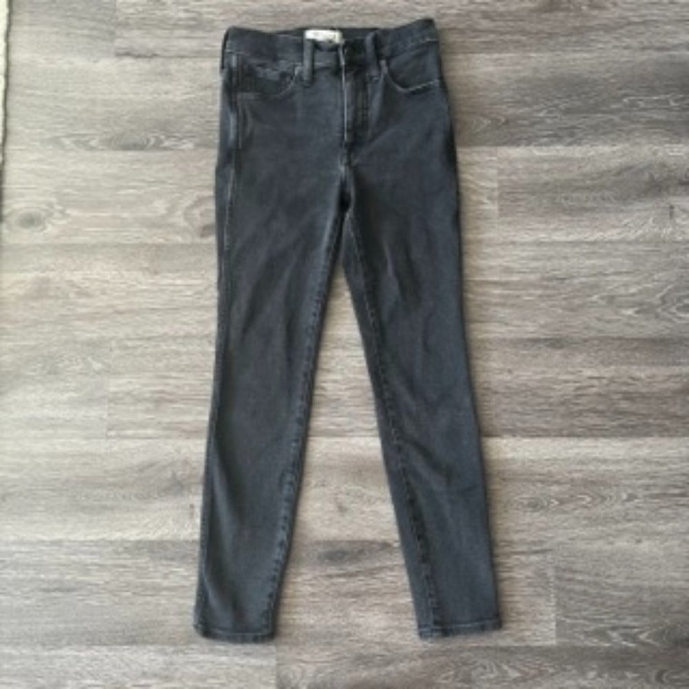 MADEWELL-10" High-Rise Skinny Jeans in Starkey Wash ( Size 25 Petite)